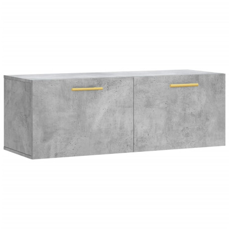 vidaXL Wandkast 100x36,5x35 cm bewerkt hout betongrijs afbeelding2 - 1