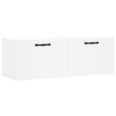 vidaXL Wandkast 100x36,5x35 cm bewerkt hout wit afbeelding2 - 1