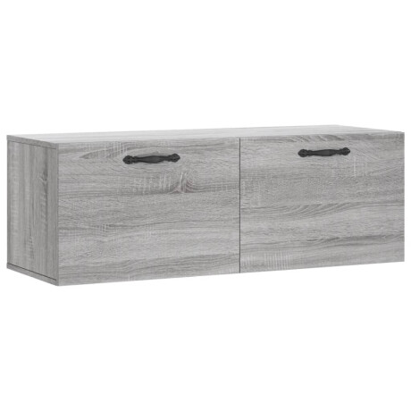 vidaXL Wandkast 100x36,5x35 cm bewerkt hout grijs sonoma eikenkleurig afbeelding2 - 1