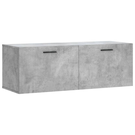 vidaXL Wandkast 100x36,5x35 cm bewerkt hout betongrijs afbeelding2 - 1
