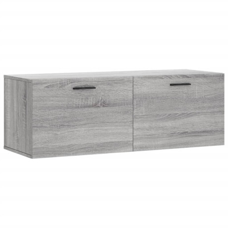 vidaXL Wandkast 100x36,5x35 cm bewerkt hout grijs sonoma eikenkleurig afbeelding2 - 1