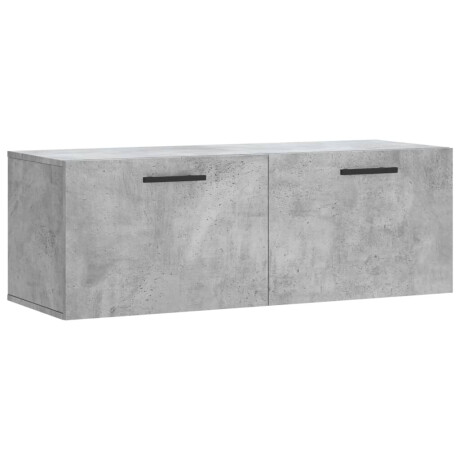 vidaXL Wandkast 100x36,5x35 cm bewerkt hout betongrijs afbeelding2 - 1