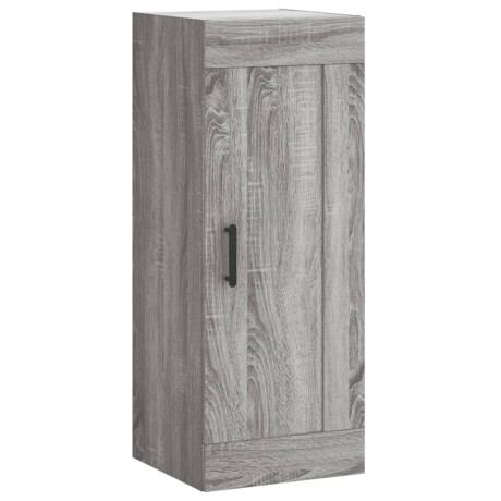 vidaXL Wandkast 34,5x34x90 cm bewerkt hout grijs sonoma eikenkleurig afbeelding2 - 1