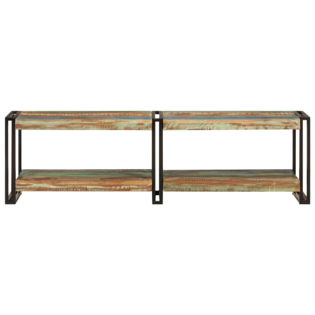 vidaXL Tv-meubel 140x30x40 cm massief gerecycled hout afbeelding2 - 1