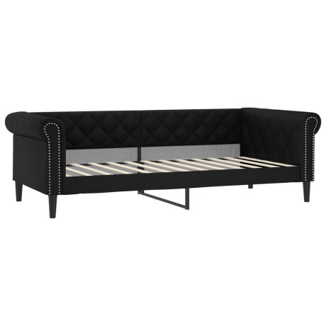 vidaXL Slaapbank 80x200 cm kunstleer zwart afbeelding2 - 1