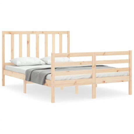 vidaXL Bedframe zonder matras massief grenenhout 140x200 cm afbeelding2 - 1