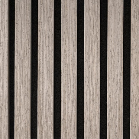 WallArt Akupanelen 4 st akoestisch grijs eiken afbeelding2 - 1