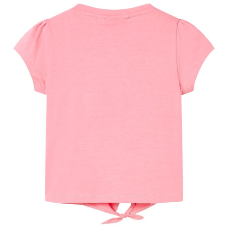 vidaXL Kindershirt 104 fluorescerend roze afbeelding2 - 1