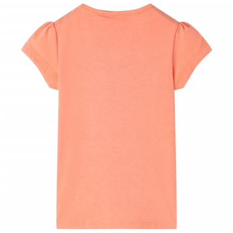 vidaXL Kindershirt 140 neonoranje afbeelding2 - 1