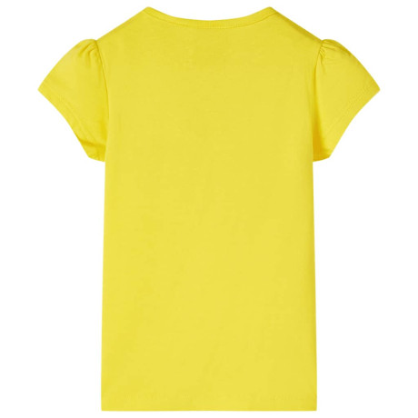vidaXL Kindershirt 116 geel afbeelding2 - 1