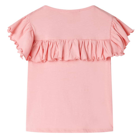 vidaXL Kindershirt 128 middelroze afbeelding2 - 1