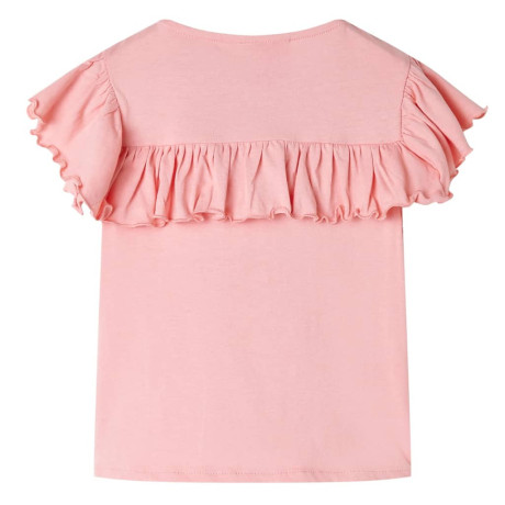 vidaXL Kindershirt 140 middelroze afbeelding2 - 1