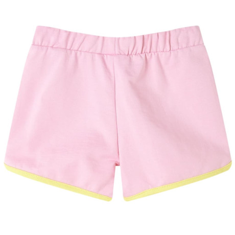 vidaXL Kindershorts met bies 140 felroze afbeelding2 - 1