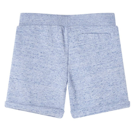 vidaXL Kindershorts met trekkoord 140 gemêleerd blauw afbeelding2 - 1