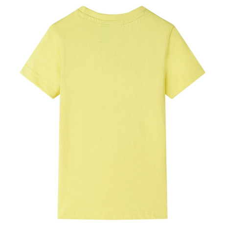 vidaXL Kindershirt 104 geel afbeelding2 - 1