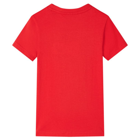 vidaXL Kindershirt 104 rood afbeelding2 - 1