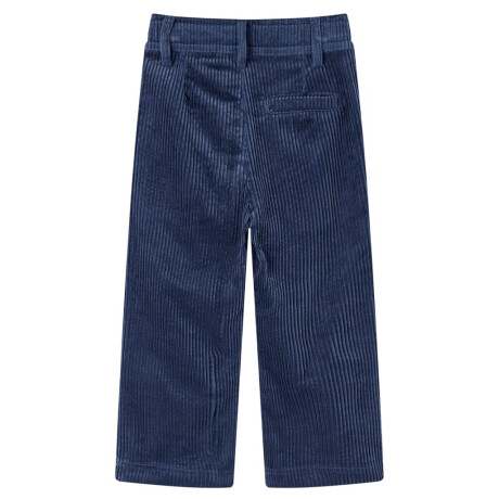 vidaXL Kinderbroek 116 ribfluweel marineblauw afbeelding2 - 1