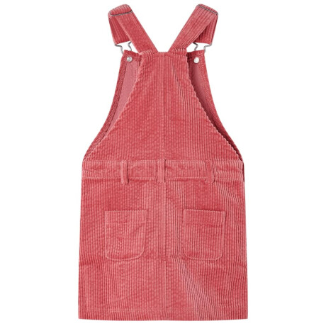 vidaXL Kindertuinjurk 128 ribfluweel roze afbeelding2 - 1