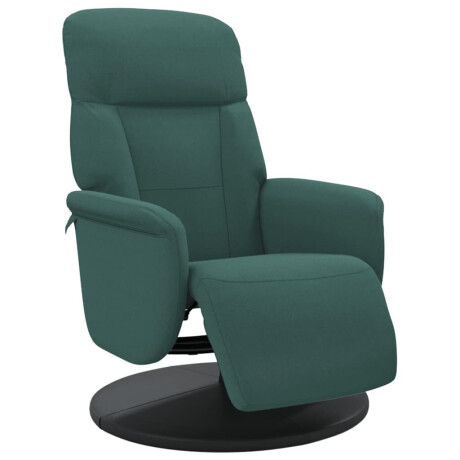 vidaXL Verstelbare fauteuil met voetensteun fluweel donkergroen afbeelding2 - 1