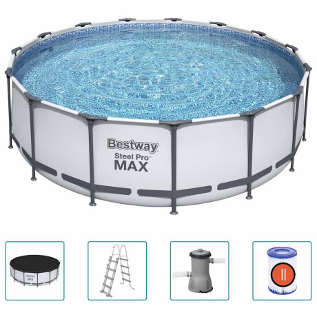 Bestway Steel Pro MAX Zwembadset rond 457x122 cm afbeelding2 - 1