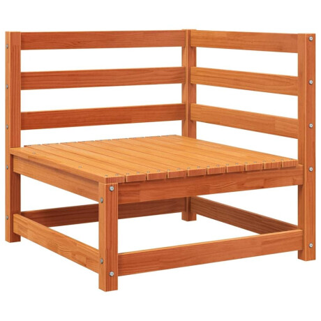 vidaXL Tuinhoekbank 2 st 70x70x67 cm massief grenenhout wasbruin afbeelding2 - 1