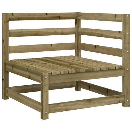vidaXL Tuinhoekbank 70x70x67 cm geïmpregneerd grenenhout afbeelding2 - 1