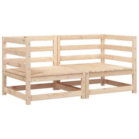 vidaXL Tuinhoekbank 2 st 70x70x67 cm massief grenenhout afbeelding2 - 1