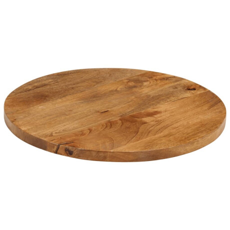 vidaXL Tafelblad rond Ø 50x3,8 cm massief ruw mangohout afbeelding2 - 1