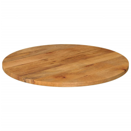 vidaXL Tafelblad rond Ø 70x3,8 cm massief ruw mangohout afbeelding2 - 1