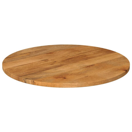 vidaXL Tafelblad rond Ø 90x3,8 cm massief ruw mangohout afbeelding2 - 1
