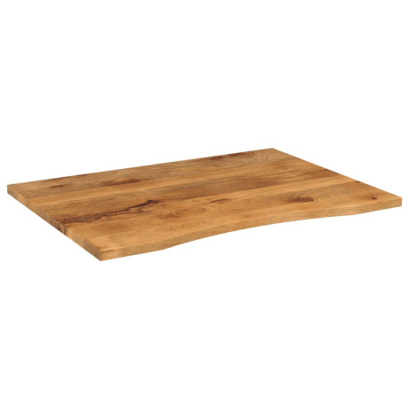 vidaXL Bureaublad met ronding 100x80x2,5 cm massief ruw mangohout afbeelding2 - 1