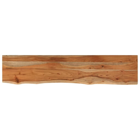 vidaXL Tafelblad rechthoekig natuurlijke rand 140x30x2,5 cm acaciahout afbeelding2 - 1