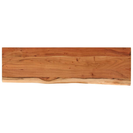 vidaXL Tafelblad rechthoekig natuurlijke rand 120x40x2,5 cm acaciahout afbeelding2 - 1
