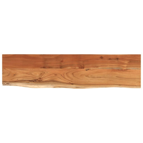 vidaXL Tafelblad rechthoekig natuurlijke rand 160x40x2,5 cm acaciahout afbeelding2 - 1