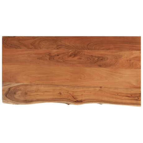 vidaXL Wastafelblad rechthoekig 120x60x3,8 massief acaciahout afbeelding2 - 1