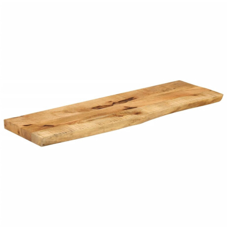 vidaXL Tafelblad met natuurlijke rand 120x30x3,8 cm massief mangohout afbeelding2 - 1