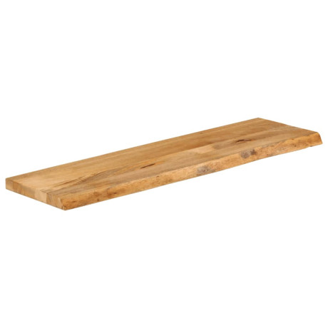 vidaXL Tafelblad met natuurlijke rand 110x20x2,5 cm massief mangohout afbeelding2 - 1