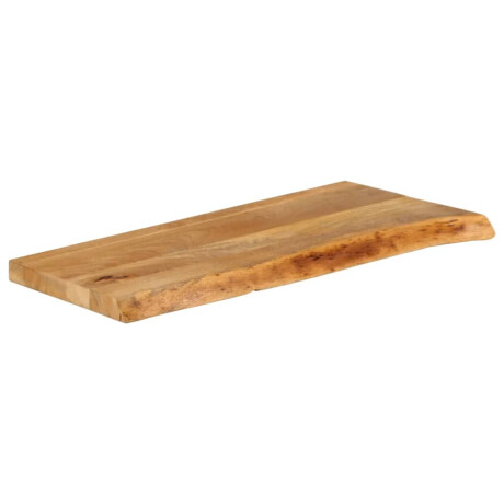 vidaXL Tafelblad met natuurlijke rand 80x40x3,8 cm massief mangohout afbeelding2 - 1