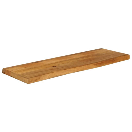 vidaXL Tafelblad met natuurlijke rand 100x30x2,5 cm massief mangohout afbeelding2 - 1