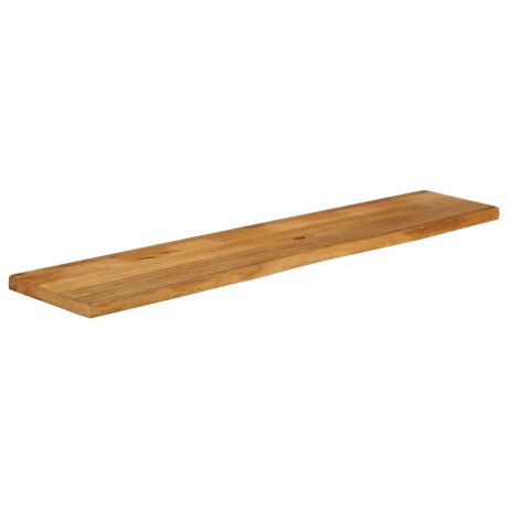 vidaXL Tafelblad met natuurlijke rand 140x30x3,8 cm massief mangohout afbeelding2 - 1