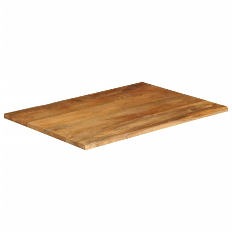 vidaXL Tafelblad met natuurlijke rand 90x80x3,8 cm massief mangohout afbeelding2 - 1