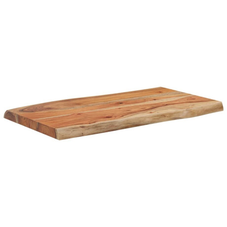 vidaXL Tafelblad rechthoekig natuurlijke rand 70x40x2,5 cm acaciahout afbeelding2 - 1