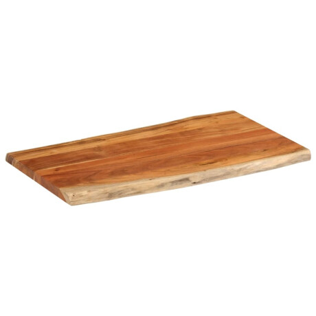 vidaXL Tafelblad rechthoekig natuurlijke rand 110x60x2,5 cm acaciahout afbeelding2 - 1