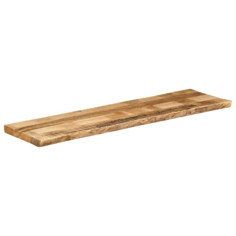vidaXL Tafelblad met natuurlijke rand 160x40x2,5 cm massief mangohout afbeelding2 - 1