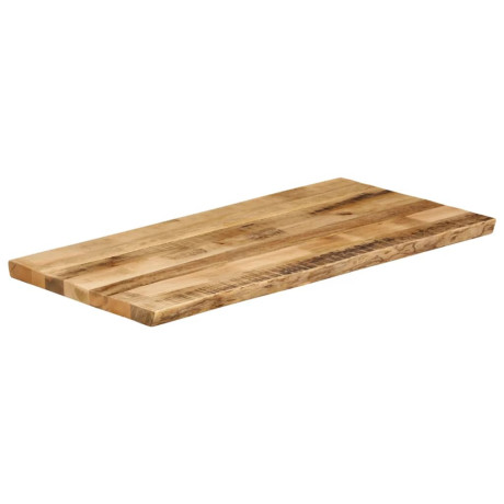 vidaXL Tafelblad met natuurlijke rand 120x60x2,5 cm massief mangohout afbeelding2 - 1