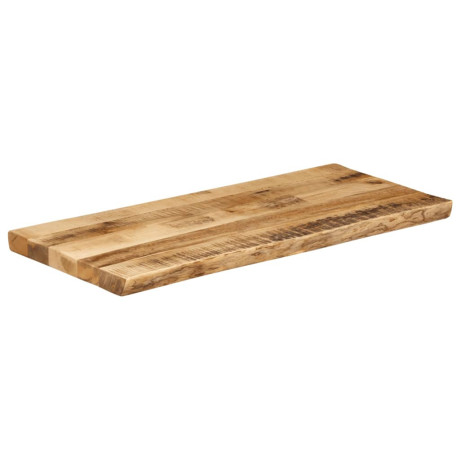 vidaXL Tafelblad met natuurlijke rand 80x40x3,8 cm massief mangohout afbeelding2 - 1