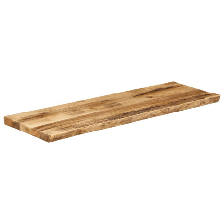vidaXL Tafelblad met natuurlijke rand 110x40x3,8 cm massief mangohout afbeelding2 - 1