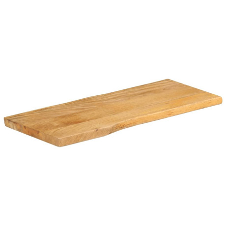 vidaXL Tafelblad met natuurlijke rand 80x40x2,5 cm massief mangohout afbeelding2 - 1