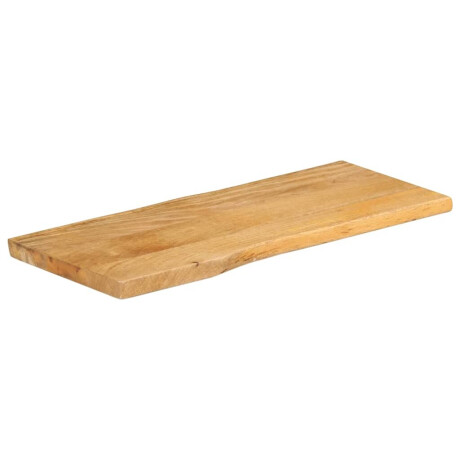 vidaXL Tafelblad met natuurlijke rand 90x40x2,5 cm massief mangohout afbeelding2 - 1