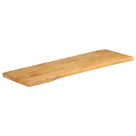 vidaXL Tafelblad met natuurlijke rand 140x40x2,5 cm massief mangohout afbeelding2 - 1